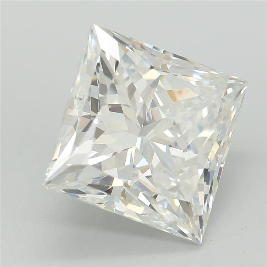4.06ct D VVS2 Rare Carat Ideal Cut Princess Lab Grown Diamond