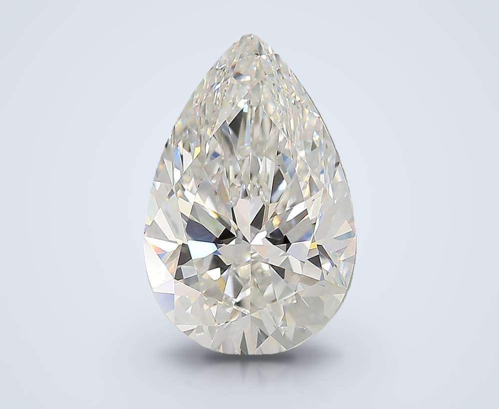 3.09ct E VS1 Rare Carat Ideal Cut Pear Lab Grown Diamond
