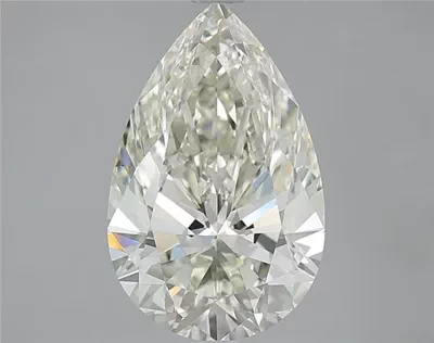 4.01ct J VS1 Rare Carat Ideal Cut Pear Diamond