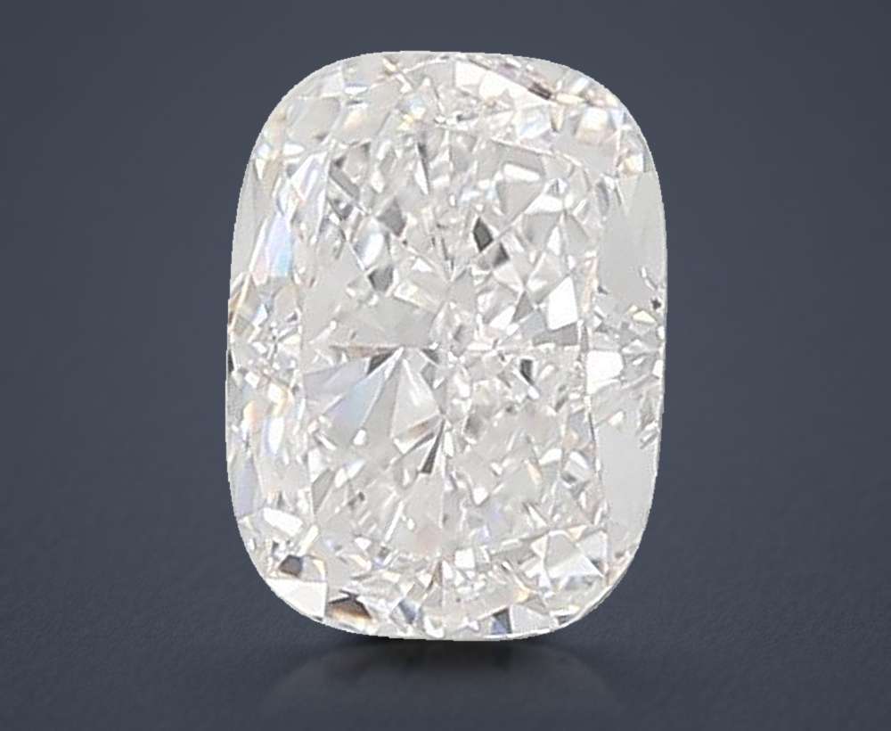 2.40ct D VVS1 Rare Carat Ideal Cut Cushion Lab Grown Diamond