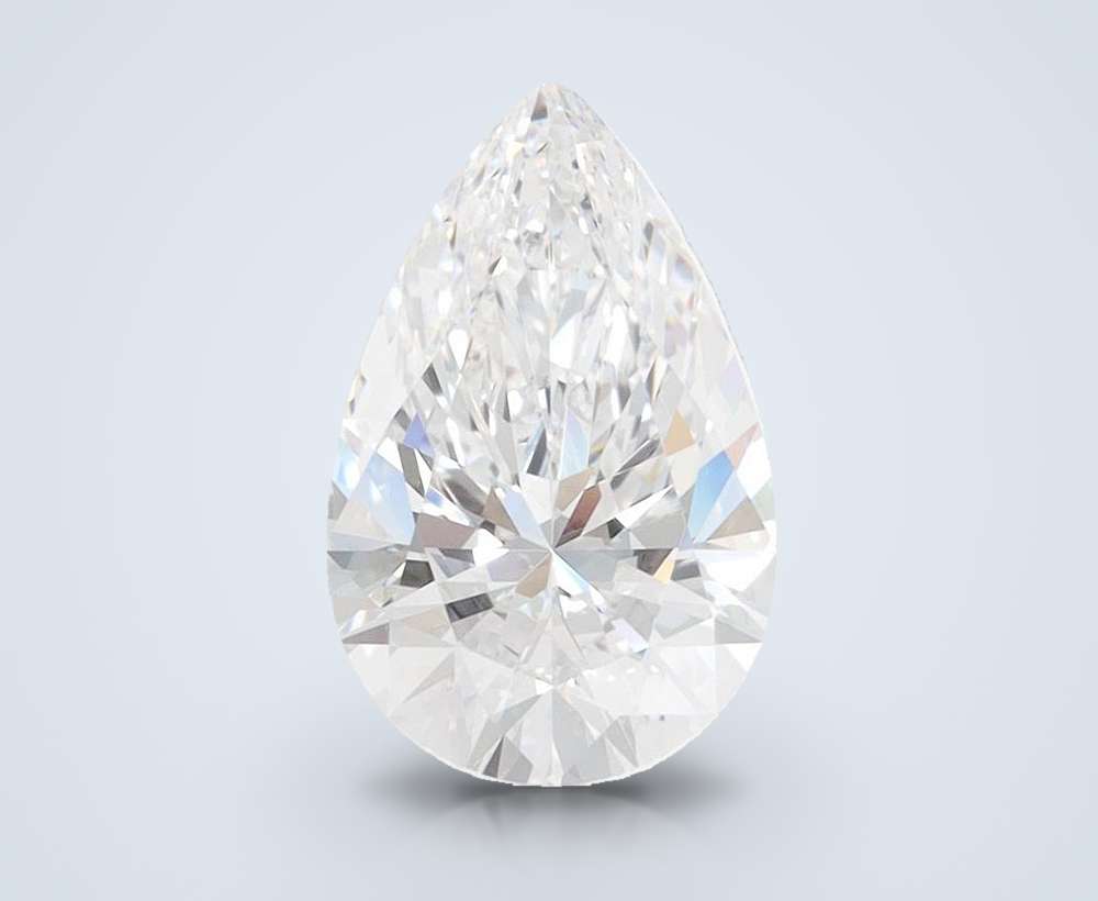 1.02ct D VVS1 Rare Carat Ideal Cut Pear Lab Grown Diamond