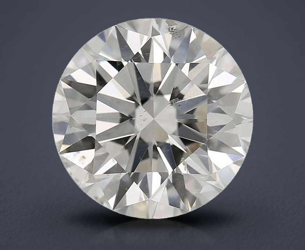2.51ct H SI2 Rare Carat Ideal Cut Round Diamond