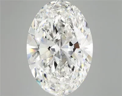 12.26ct F VVS2 Rare Carat Ideal Cut Oval Lab Grown Diamond