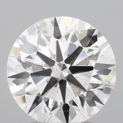 2.52ct G SI1 Rare Carat Ideal Cut Round Lab Grown Diamond