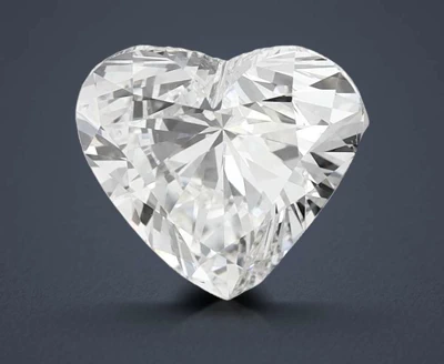 1.59ct D IF Rare Carat Ideal Cut Heart Lab Grown Diamond