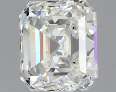 3.01ct H SI2 Very Good Cut Asscher Diamond