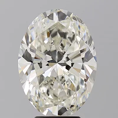 5.20ct J SI1 Rare Carat Ideal Cut Oval Diamond