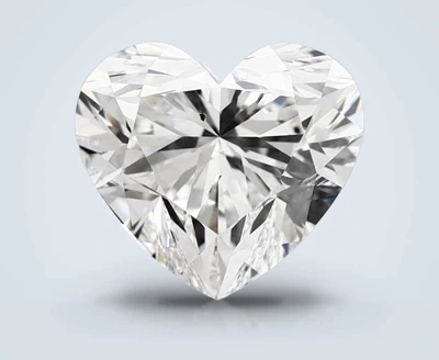 1.33ct E VS2 Rare Carat Ideal Cut Heart Lab Grown Diamond