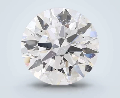 3.90ct D SI2 Rare Carat Ideal Cut Round Diamond
