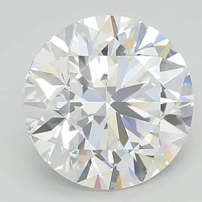 3.91ct D FL Rare Carat Ideal Cut Round Lab Grown Diamond