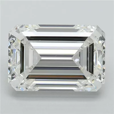 4.48ct G VVS2 Excellent Cut Emerald Lab Grown Diamond