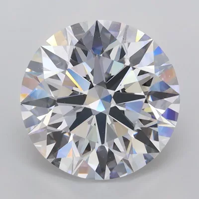 3.71ct D FL Rare Carat Ideal Cut Round Lab Grown Diamond