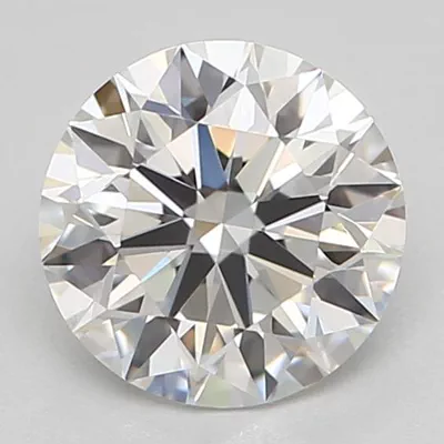 0.61ct H VVS2 Rare Carat Ideal Cut Round Diamond