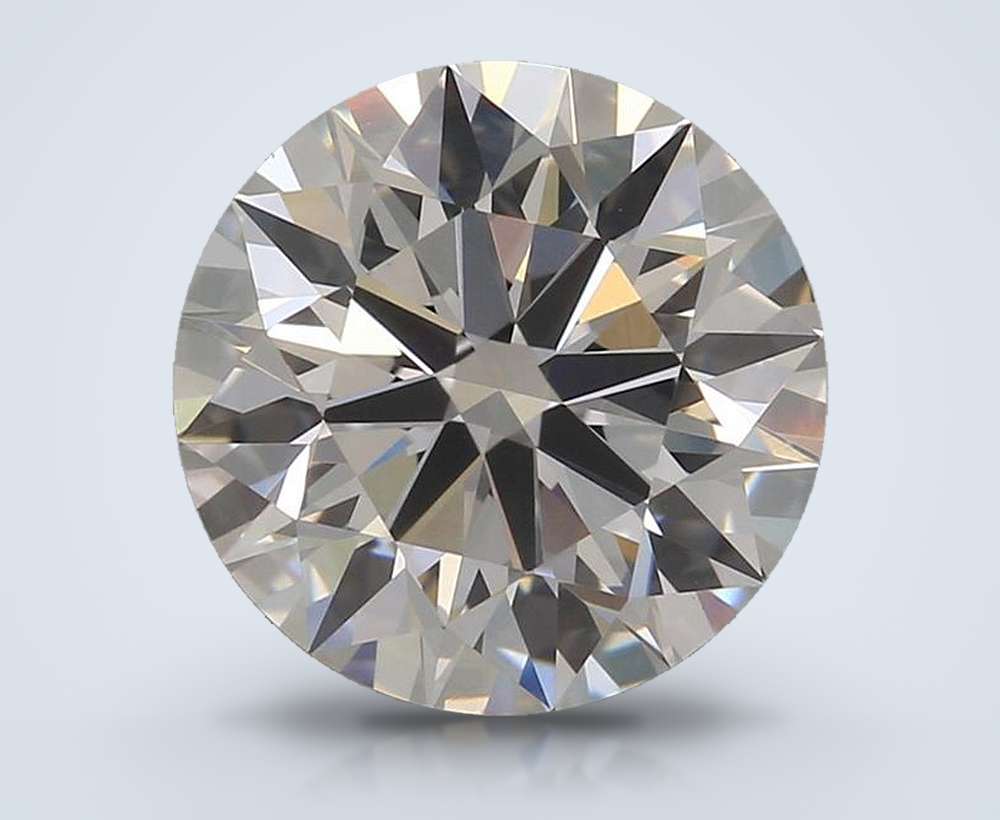2.08ct F VVS2 Rare Carat Ideal Cut Round Lab Grown Diamond