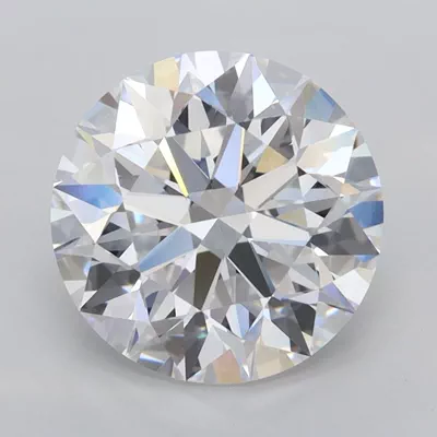 2.87ct D FL Excellent Cut Round Lab Grown Diamond