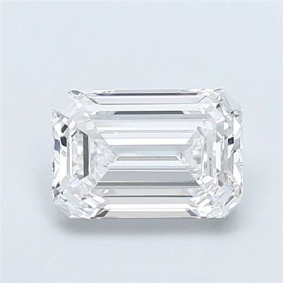 2.03ct F VS1 Rare Carat Ideal Cut Emerald Lab Grown Diamond