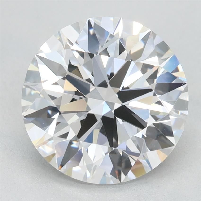 2.61ct D VVS1 Rare Carat Ideal Cut Round Lab Grown Diamond