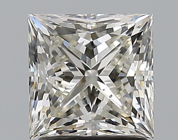 1.70ct K SI2 Rare Carat Ideal Cut Princess Diamond
