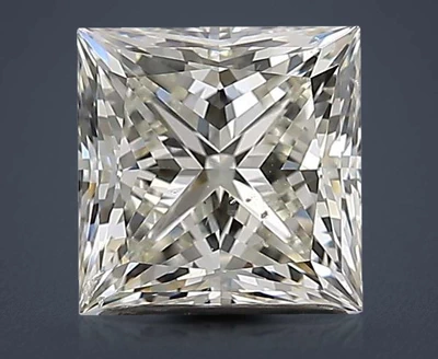 1.70ct K SI2 Rare Carat Ideal Cut Princess Diamond