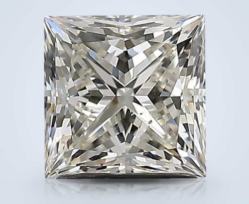 1.70ct K SI2 Rare Carat Ideal Cut Princess Diamond
