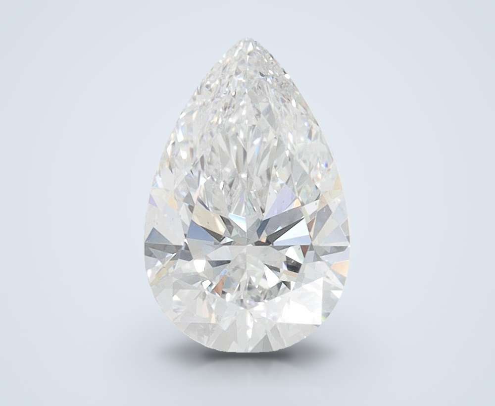 1.58ct D VS2 Rare Carat Ideal Cut Pear Lab Grown Diamond