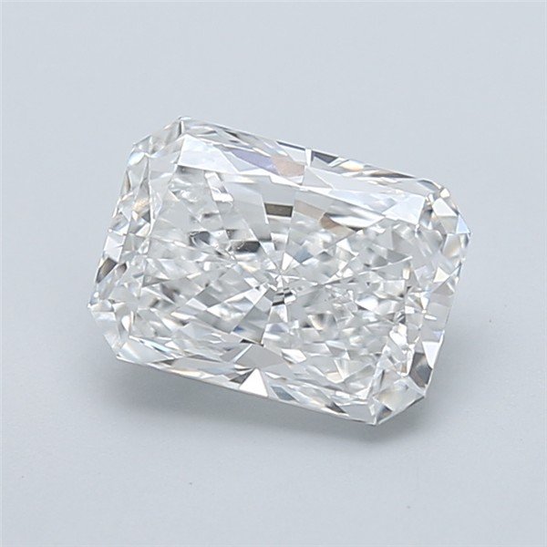 3.01ct E VS2 Very Good Cut Radiant Lab Grown Diamond