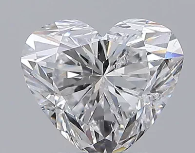 1.71ct D SI2 Rare Carat Ideal Cut Heart Diamond