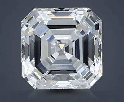 1.72ct F VS1 Excellent Cut Asscher Lab Grown Diamond