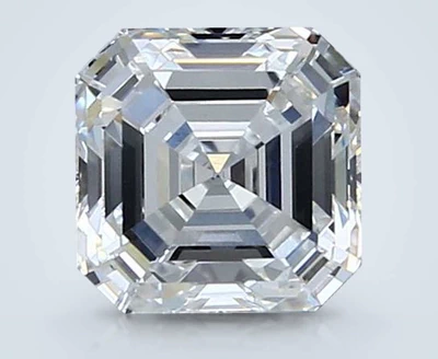 1.72ct F VS1 Excellent Cut Asscher Lab Grown Diamond