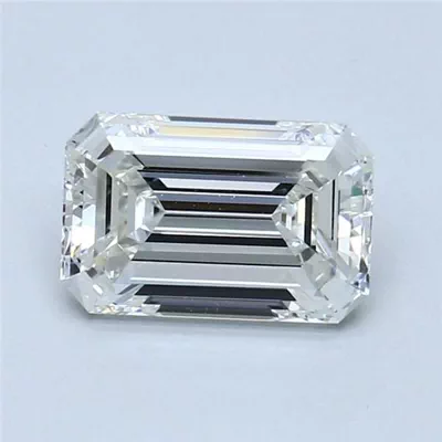 1.71ct H VS2 Rare Carat Ideal Cut Emerald Diamond