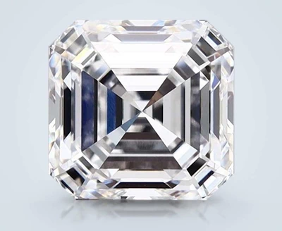 2.60ct D VS1 Rare Carat Ideal Cut Asscher Lab Grown Diamond