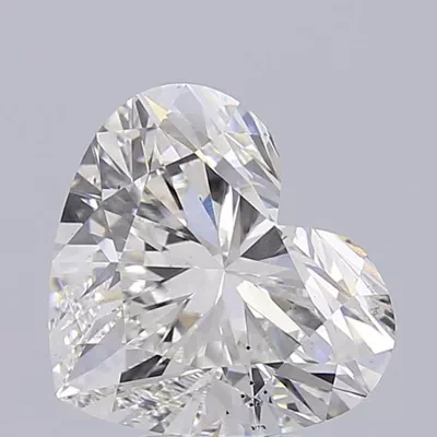 5.08ct F VS2 Rare Carat Ideal Cut Heart Lab Grown Diamond