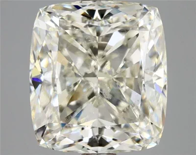 4.01ct K SI2 Rare Carat Ideal Cut Cushion Diamond