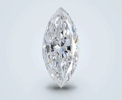 3.01ct D SI2 Rare Carat Ideal Cut Marquise Diamond