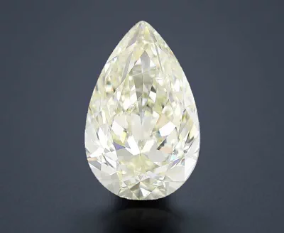 8.02ct K SI2 Rare Carat Ideal Cut Pear Diamond