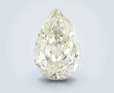 8.02ct K SI2 Rare Carat Ideal Cut Pear Diamond