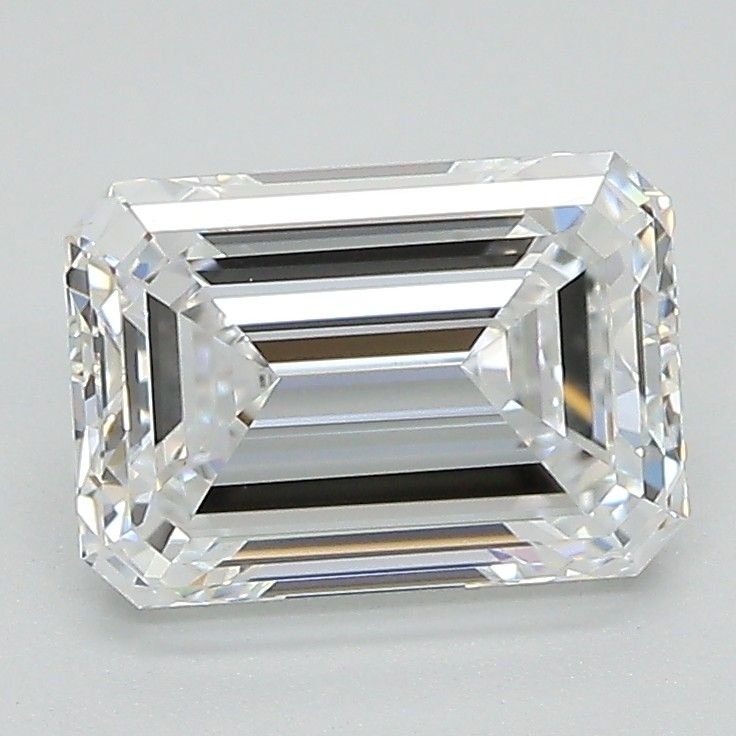 2.05ct D VS1 Rare Carat Ideal Cut Emerald Lab Grown Diamond