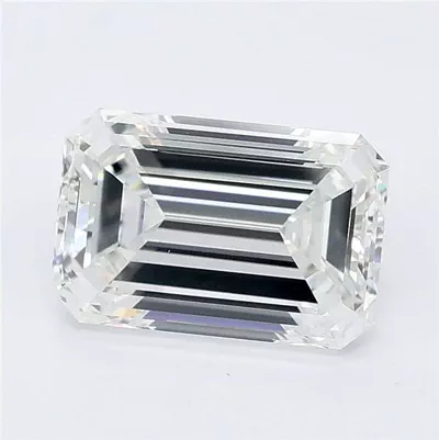 2.51ct F VS1 Excellent Cut Emerald Lab Grown Diamond