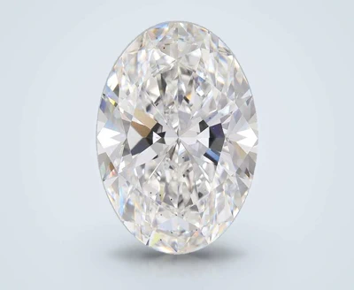 11.69ct F VS2 Rare Carat Ideal Cut Oval Lab Grown Diamond