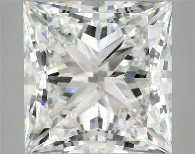 8.23ct E VVS2 Rare Carat Ideal Cut Princess Lab Grown Diamond
