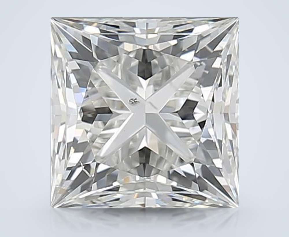 2.50ct J SI1 Rare Carat Ideal Cut Princess Diamond