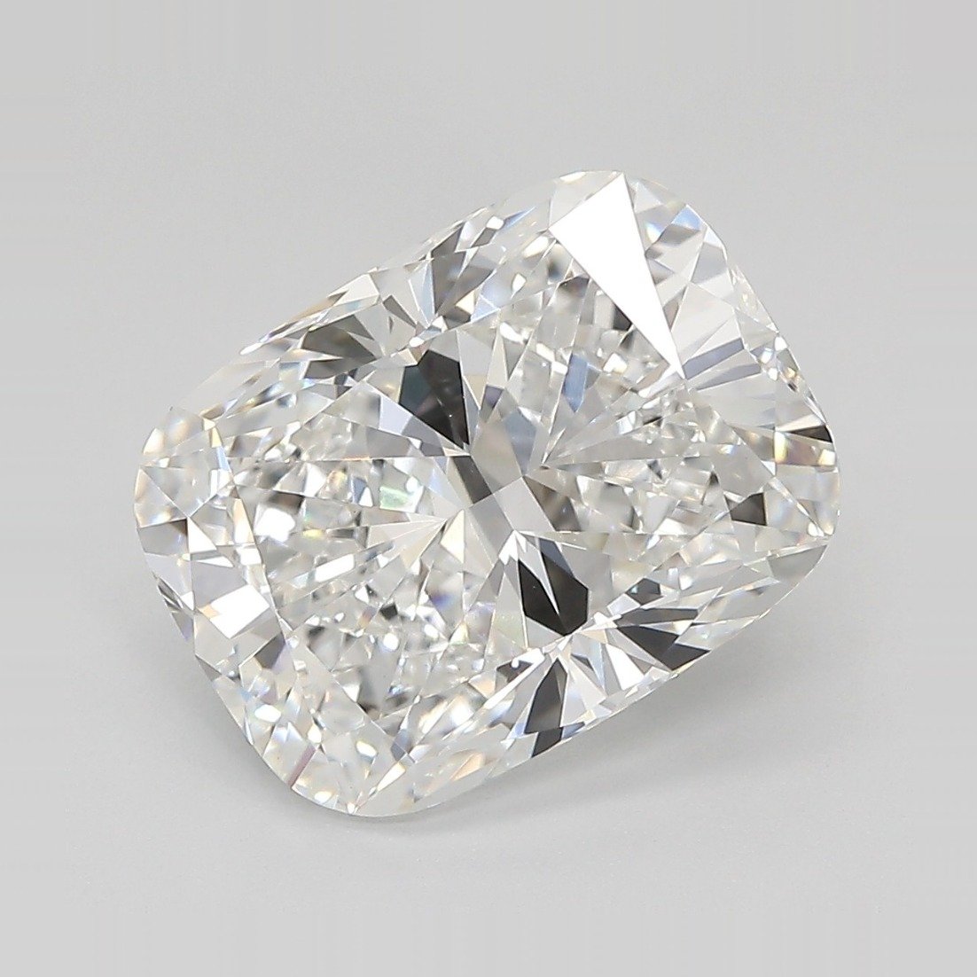 5.59ct E VVS2 Rare Carat Ideal Cut Cushion Lab Grown Diamond
