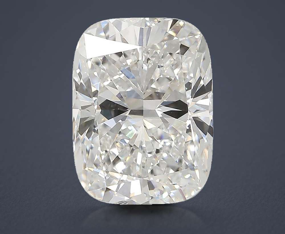 5.59ct E VVS2 Rare Carat Ideal Cut Cushion Lab Grown Diamond
