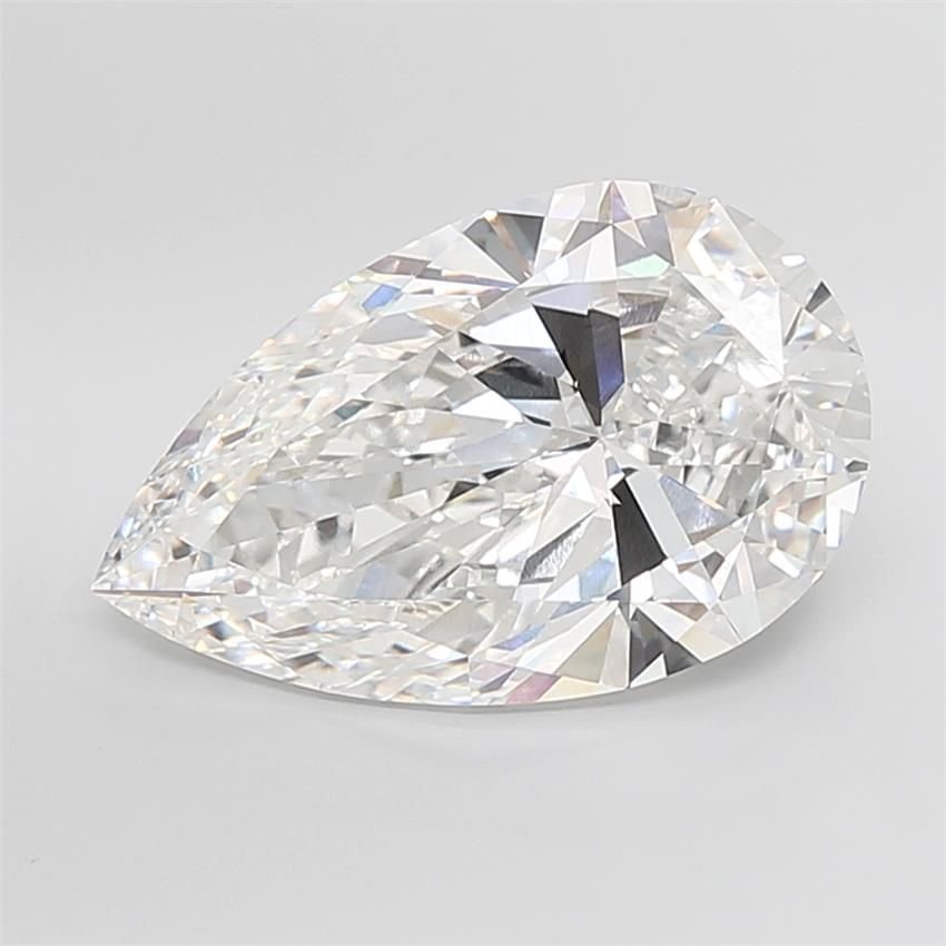 13.03ct E VS1 Rare Carat Ideal Cut Pear Lab Grown Diamond