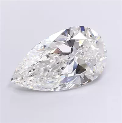 10.02ct F VVS2 Rare Carat Ideal Cut Pear Lab Grown Diamond