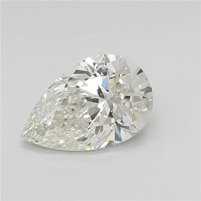 3.01ct G VS1 Rare Carat Ideal Cut Pear Lab Grown Diamond