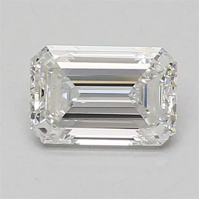 1.40ct D VS2 Rare Carat Ideal Cut Emerald Lab Grown Diamond