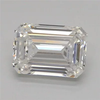 1.27ct E VVS2 Rare Carat Ideal Cut Emerald Lab Grown Diamond