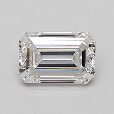 0.81ct D VVS1 Excellent Cut Emerald Lab Grown Diamond