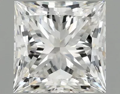 1.00ct F VS1 Rare Carat Ideal Cut Princess Lab Grown Diamond